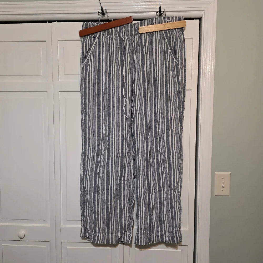 Lane Bryant Lot of 2 Outfits - Linen - Tops 18/20, Pants 20L - Picture 8 of 13